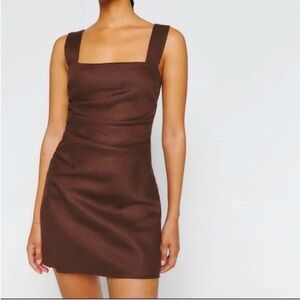 Reformation Kerrigan Linen Mini Dress NEW NWT